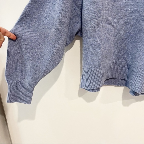 Vince Raglan Dolman Long Sleeve Wool Cashmere Blend Sweater - Picture 7 of 13